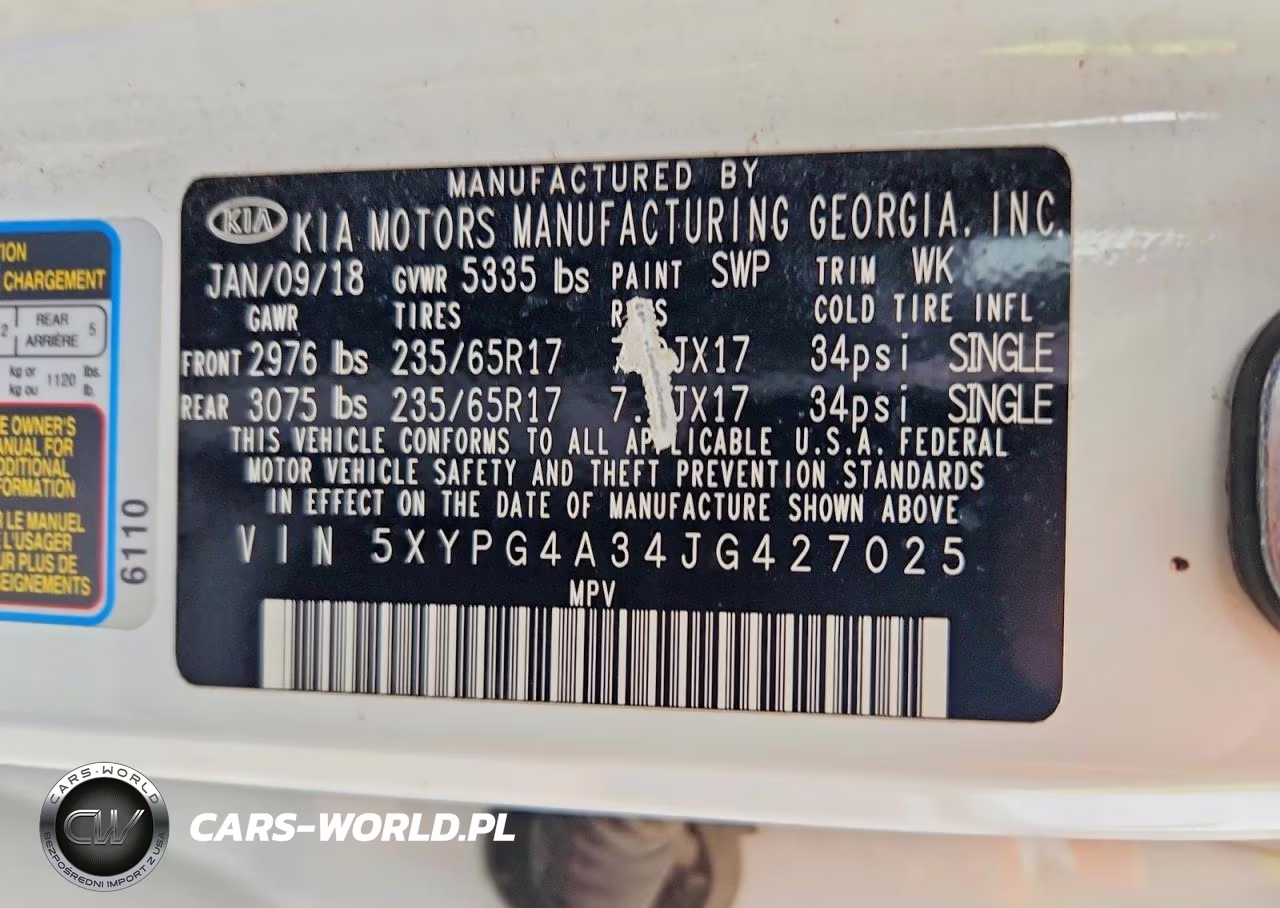 2018 Kia Sorento Lx VIN:5XYPG4A34JG427025 - 13