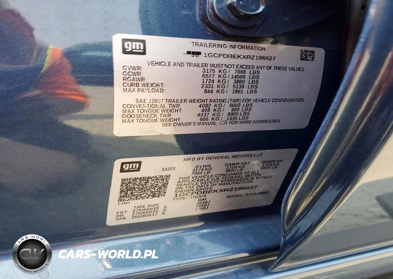 2024 Chevrolet Silverado K1500 Custom VIN:1GCPDBEKXRZ196627 - 12
