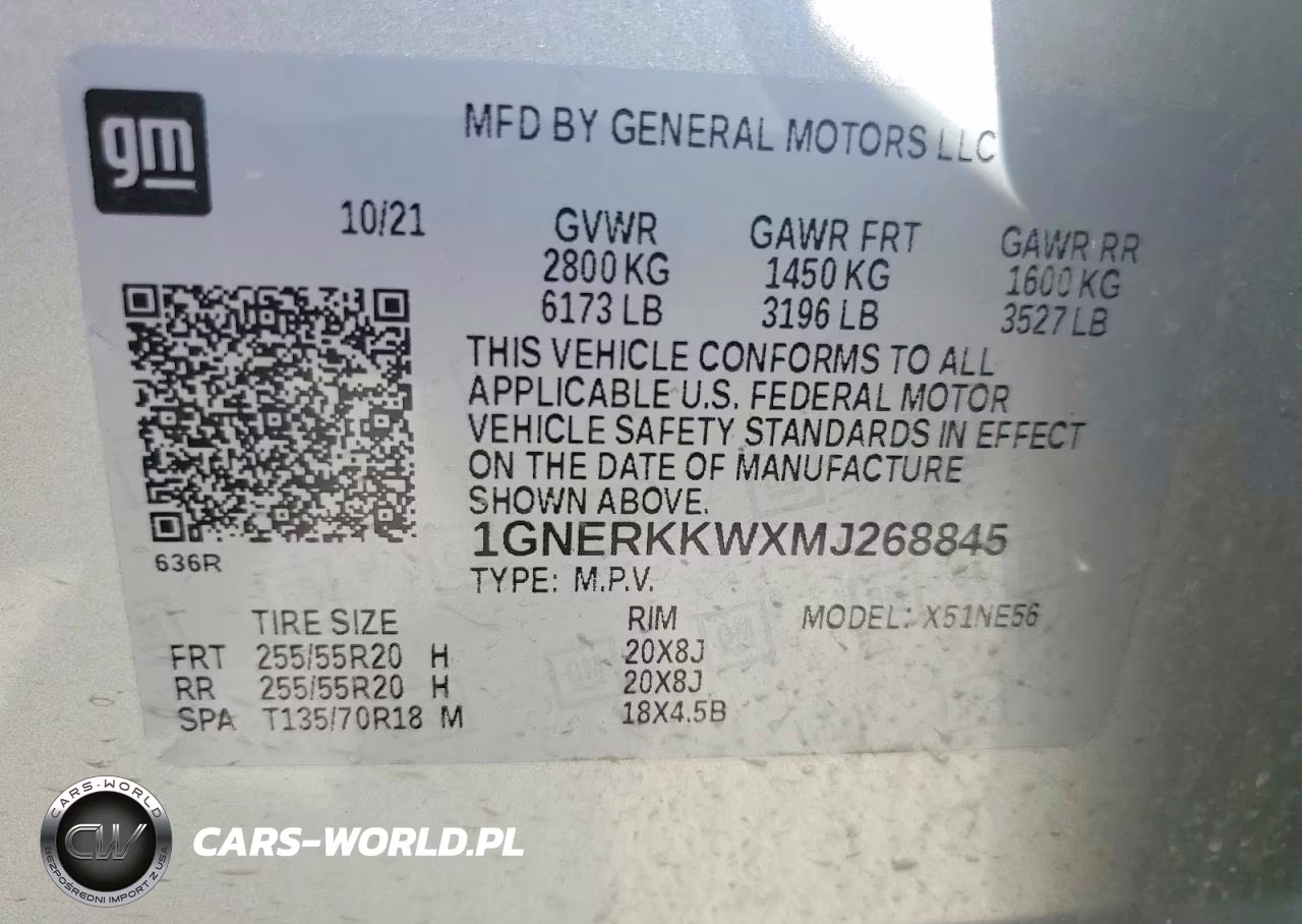 2021 Chevrolet Traverse Premier VIN:1GNERKKWXMJ268845 - 13