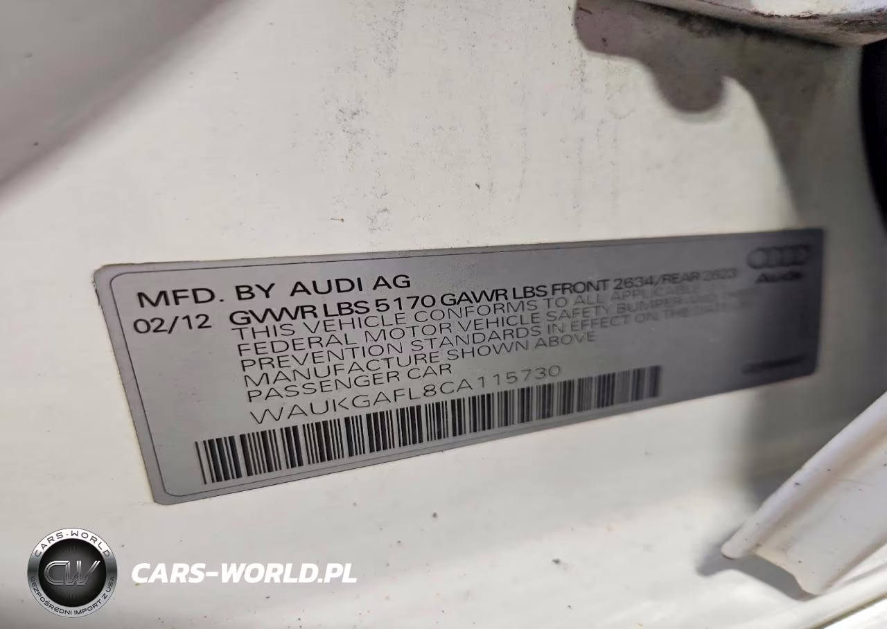 2012 Audi S4 Prestige VIN:WAUKGAFL8CA115730 - 12