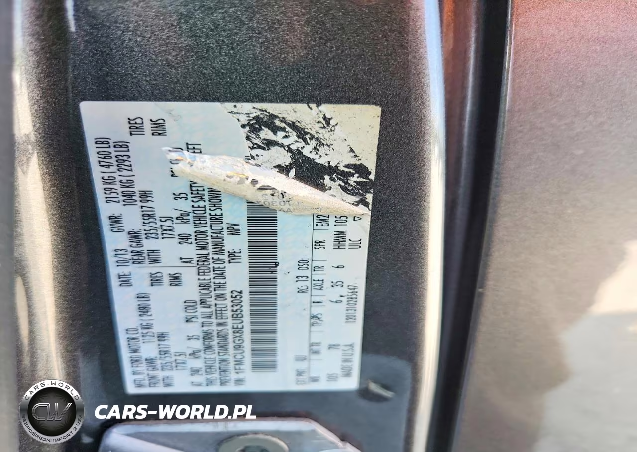2014 Ford Escape Se VIN:1FMCU9GX8EUB53052 - 13