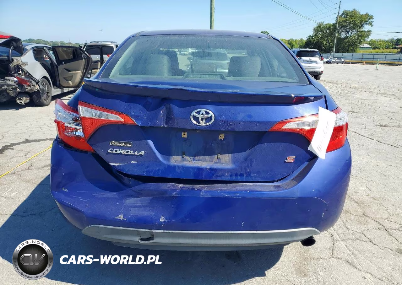 2015 Toyota Corolla S Plus VIN:2T1BURHE8FC449491 - 6