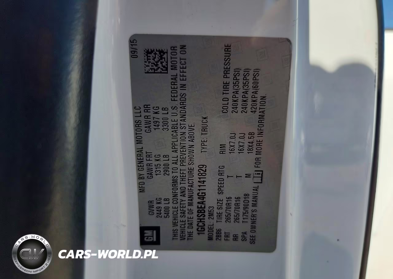 2016 Chevrolet Colorado VIN:1GCHSBEA4G1141829 - 12