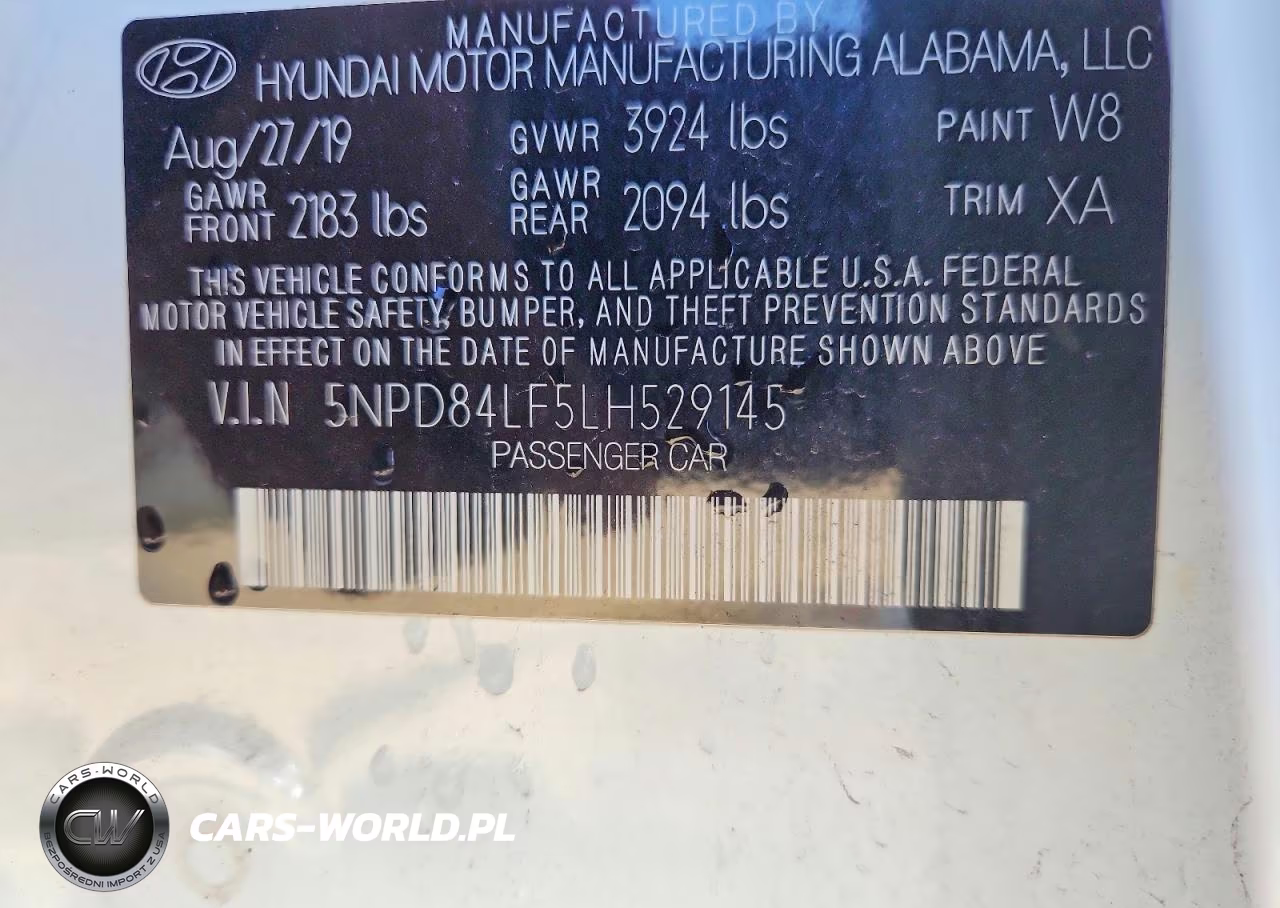 2020 Hyundai Elantra Limited VIN:5NPD84LF5LH529145 - 12