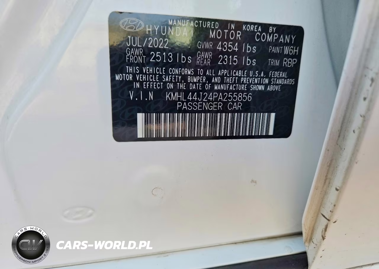 2023 Hyundai Sonata Sel Plus VIN:KMHL44J24PA255856 - 12