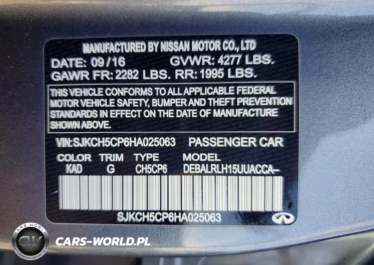 2017 Infiniti Qx30 Premium VIN:SJKCH5CP6HA025063 - 12