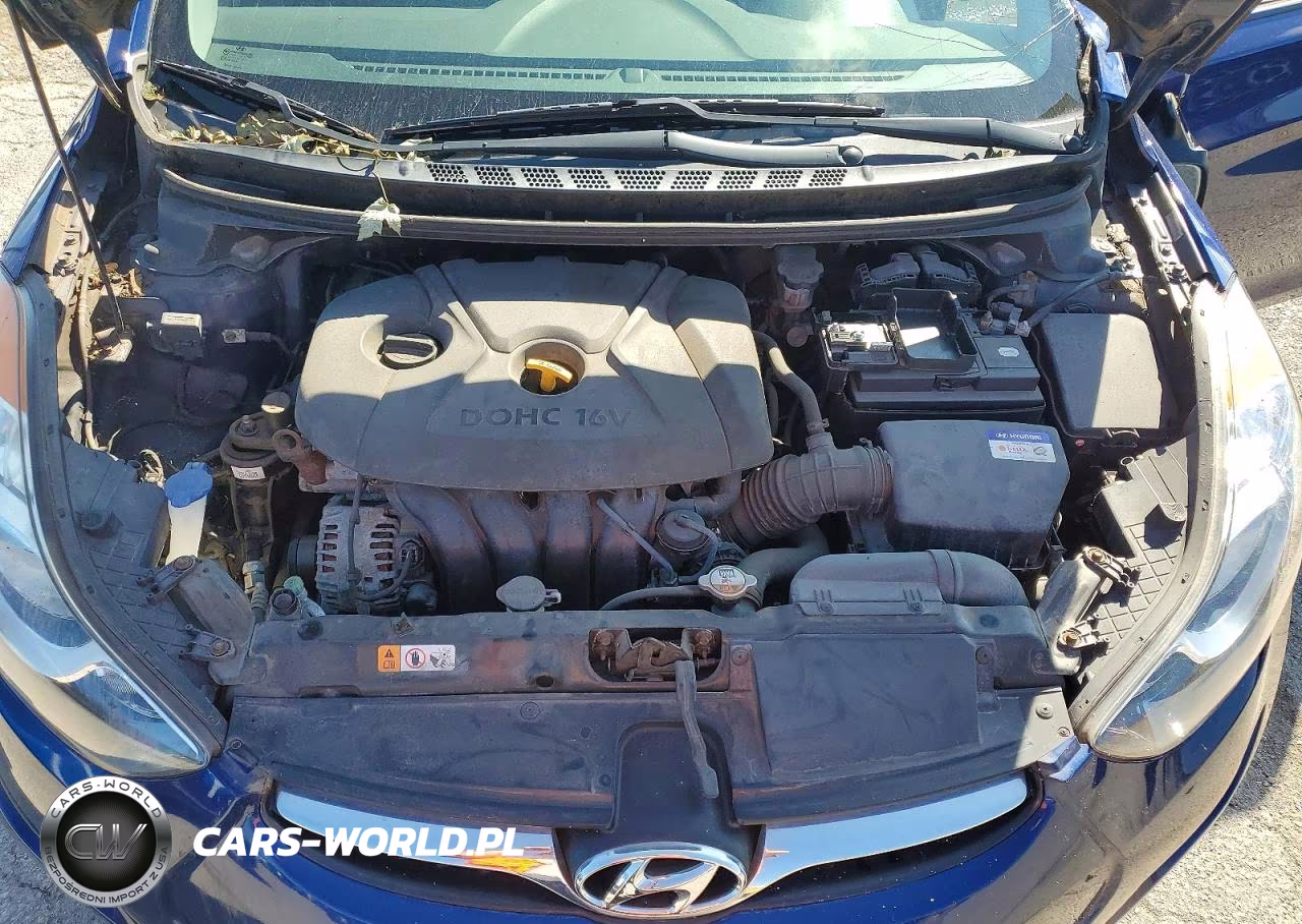 2013 Hyundai Elantra Gls VIN:KMHDH4AE1DU519757 - 11