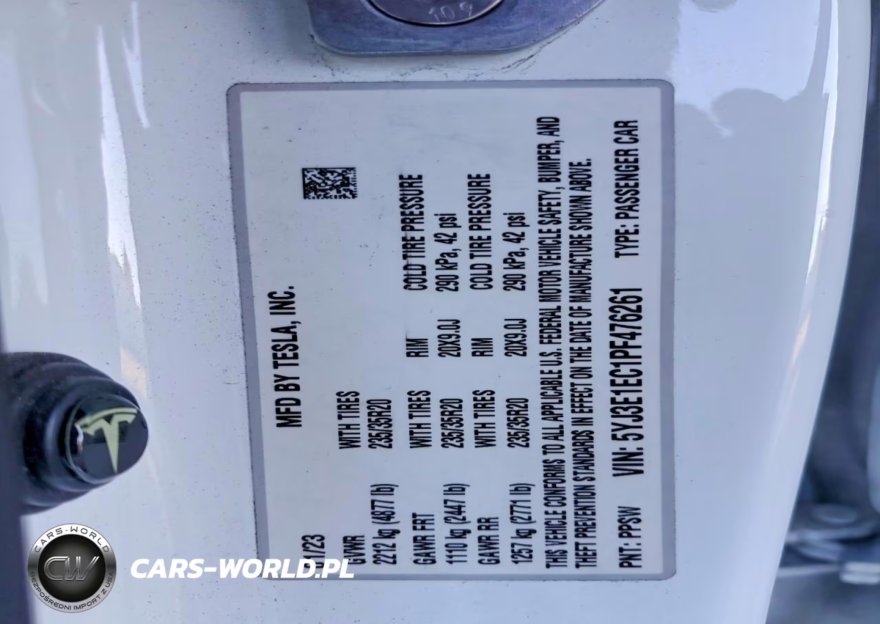 2023 Tesla Model 3 VIN:5YJ3E1EC1PF476261 - 13