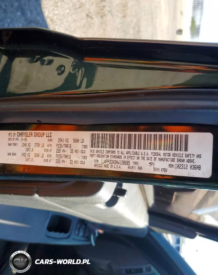 2010 Jeep Liberty Sport VIN:1J4PP2GK8AW128685 - 12