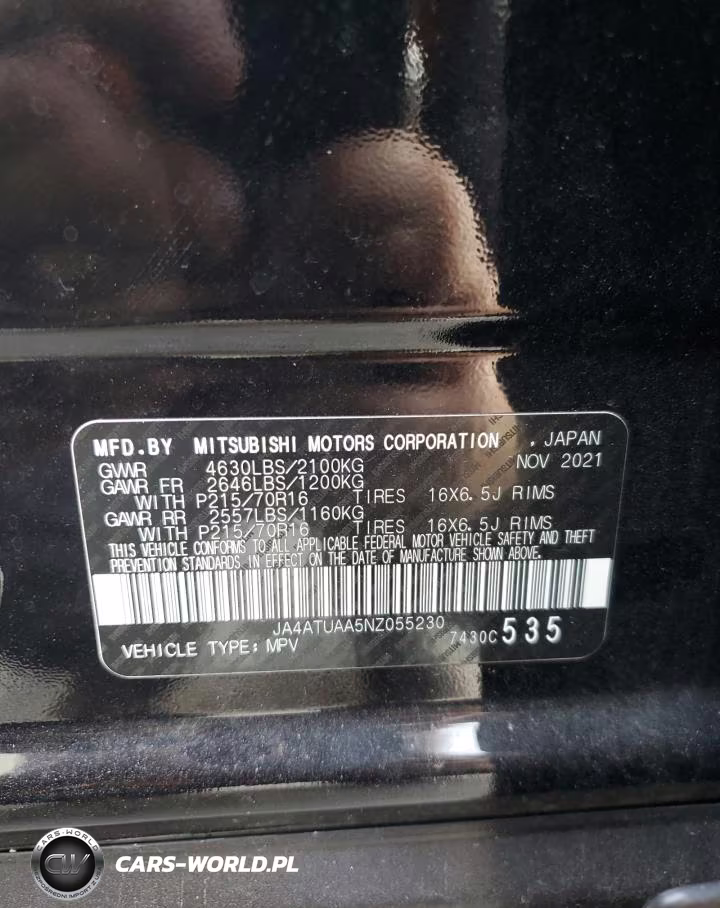 2022 Mitsubishi Eclipse Cross Es VIN:JA4ATUAA5NZ055230 - 13
