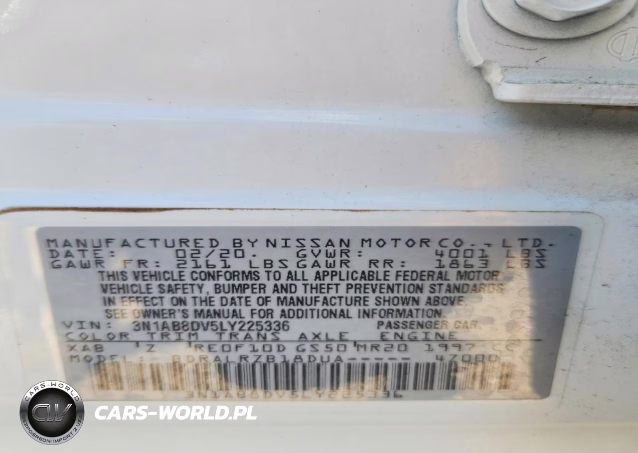 2020 Nissan Sentra Sr VIN:3N1AB8DV5LY225336 - 13
