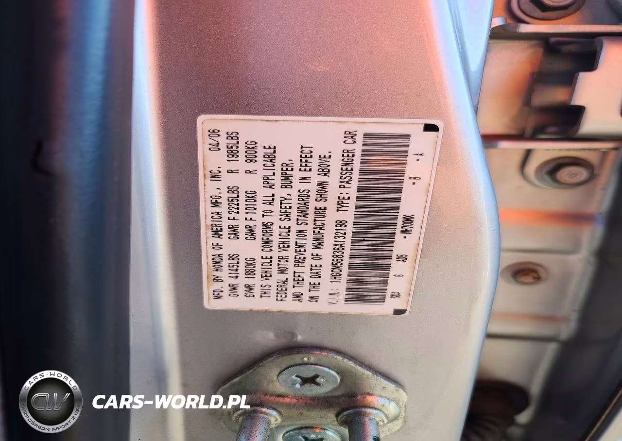 2006 Honda Accord Ex VIN:1HGCM56836A132198 - 12