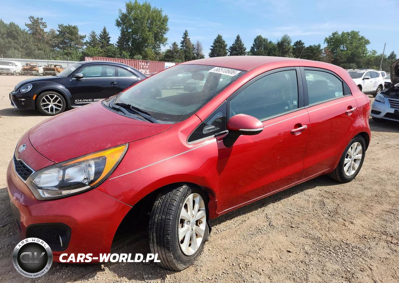 2014 Kia Rio Ex VIN:KNADN5A3XE6322574 - 1