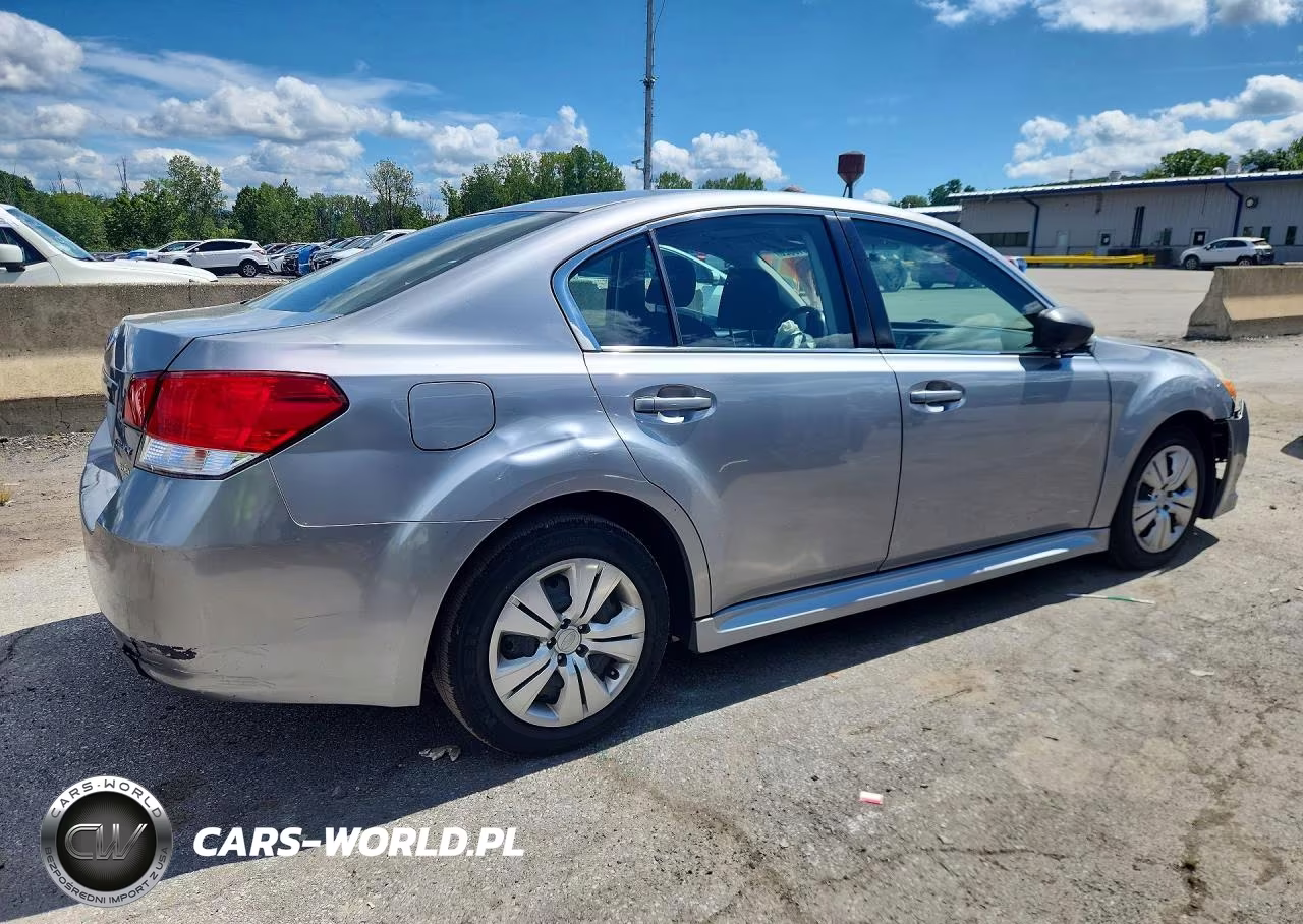 2011 Subaru Legacy 2.5I VIN:4S3BMBA63B3229107 - 3