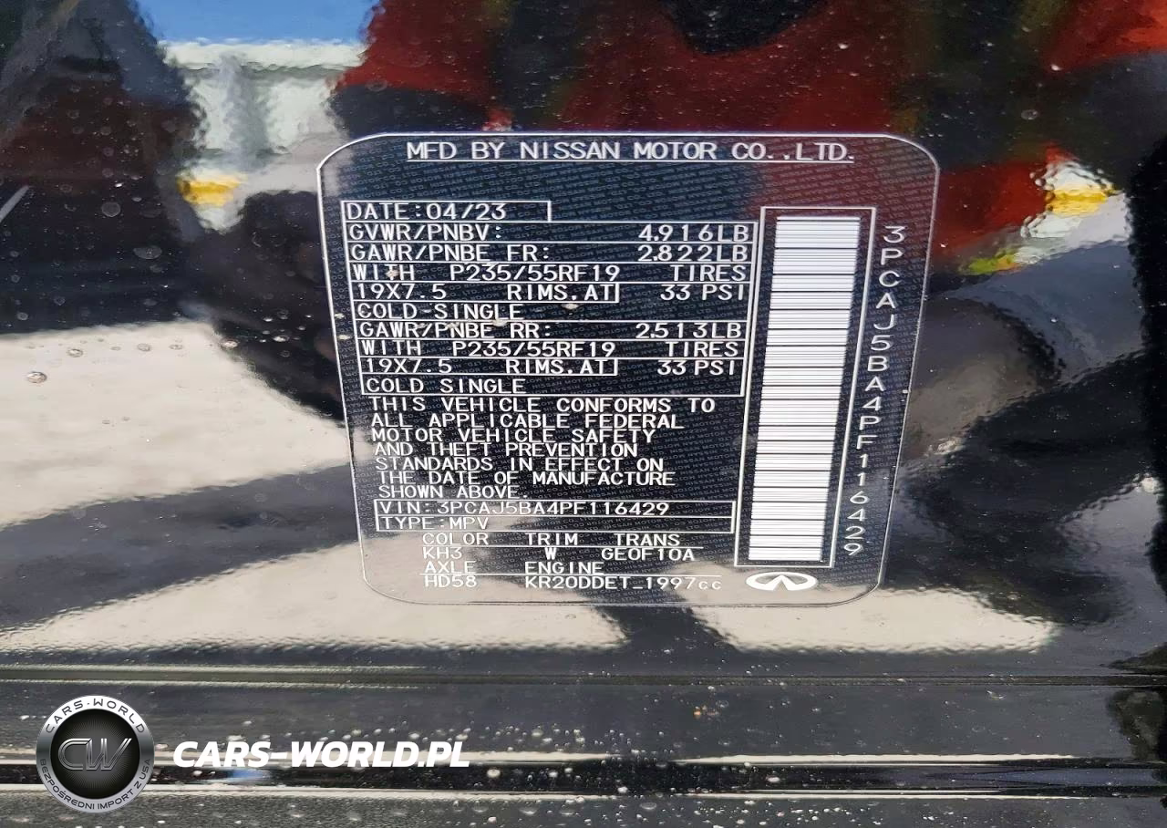 2023 Infiniti Qx50 Luxe VIN:3PCAJ5BA4PF116429 - 13
