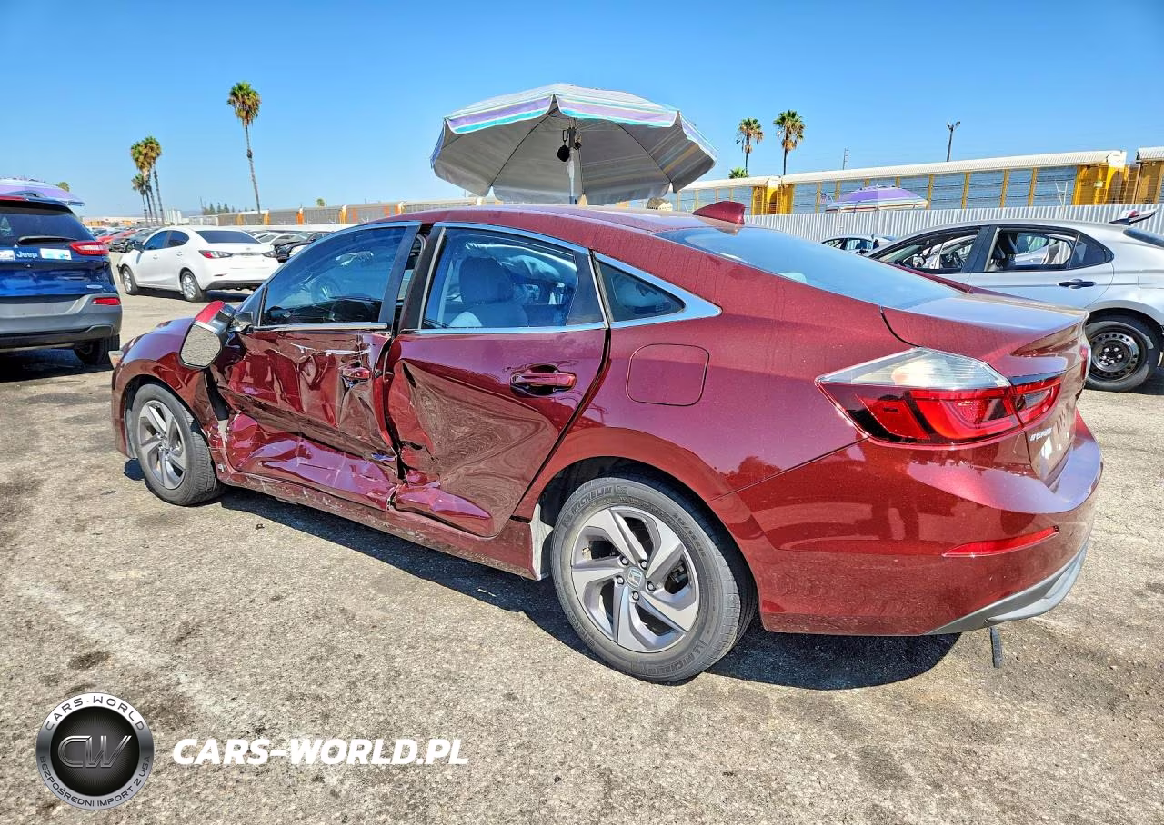 2019 Honda Insight Lx VIN:19XZE4F18KE029059 - 2