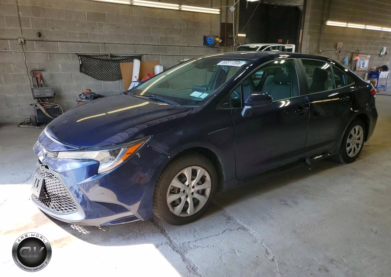 2022 Toyota Corolla Le VIN:5YFEPMAE9NP391553 - 1