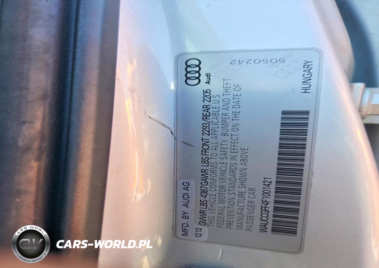 2015 Audi A3 Premium Plus VIN:WAUCCGFF4F1001421 - 12