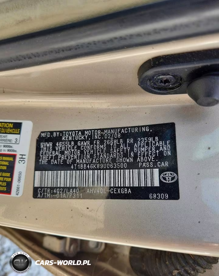 2009 Toyota Camry Hybrid VIN:4T1BB46K89U063500 - 12