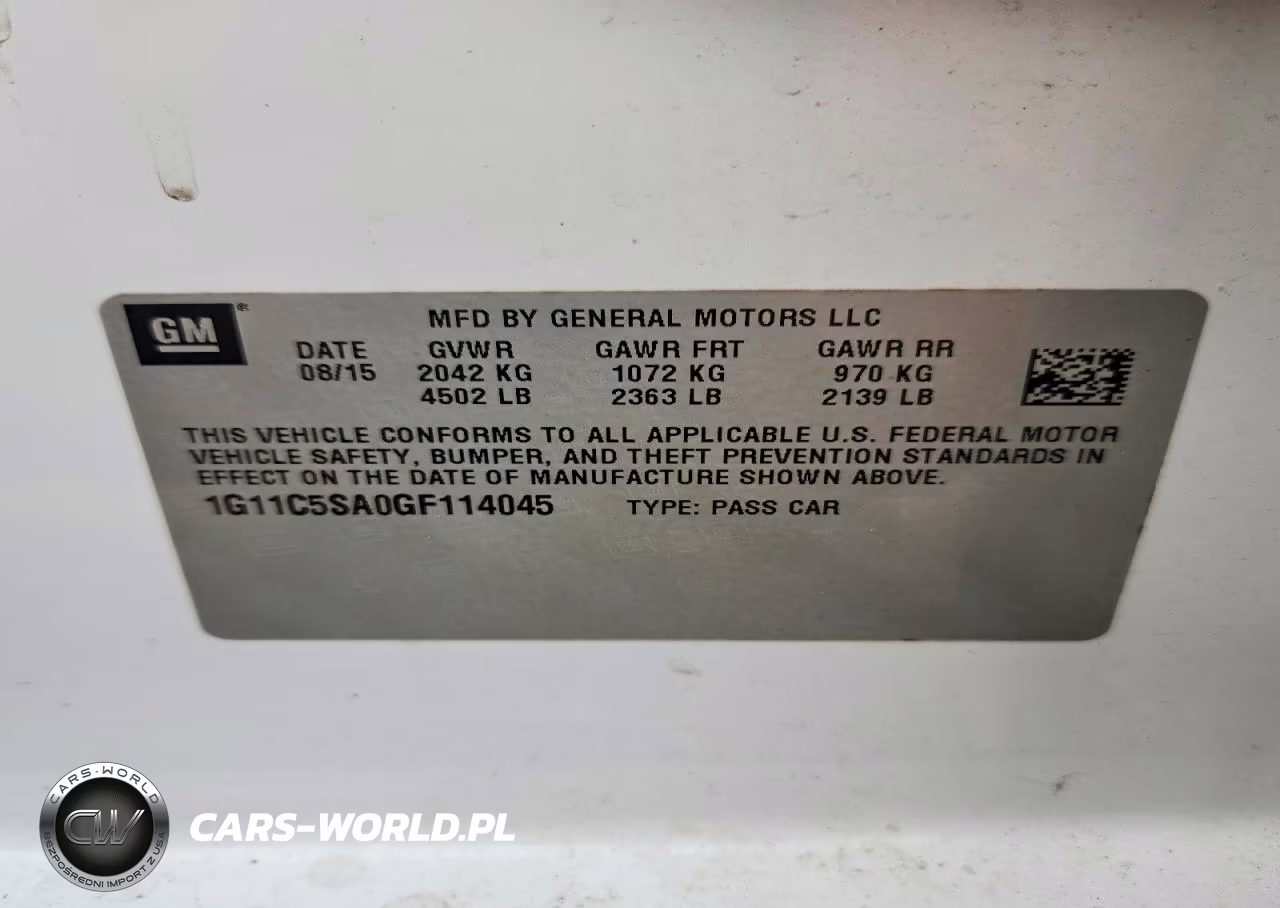 2016 Chevrolet Malibu VIN:1G11C5SA0GF114045 - 12