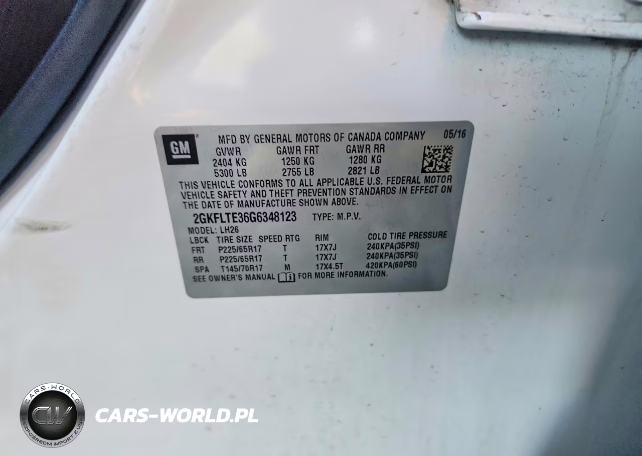 2016 GMC Terrain Sle VIN:2GKFLTE36G6348123 - 12