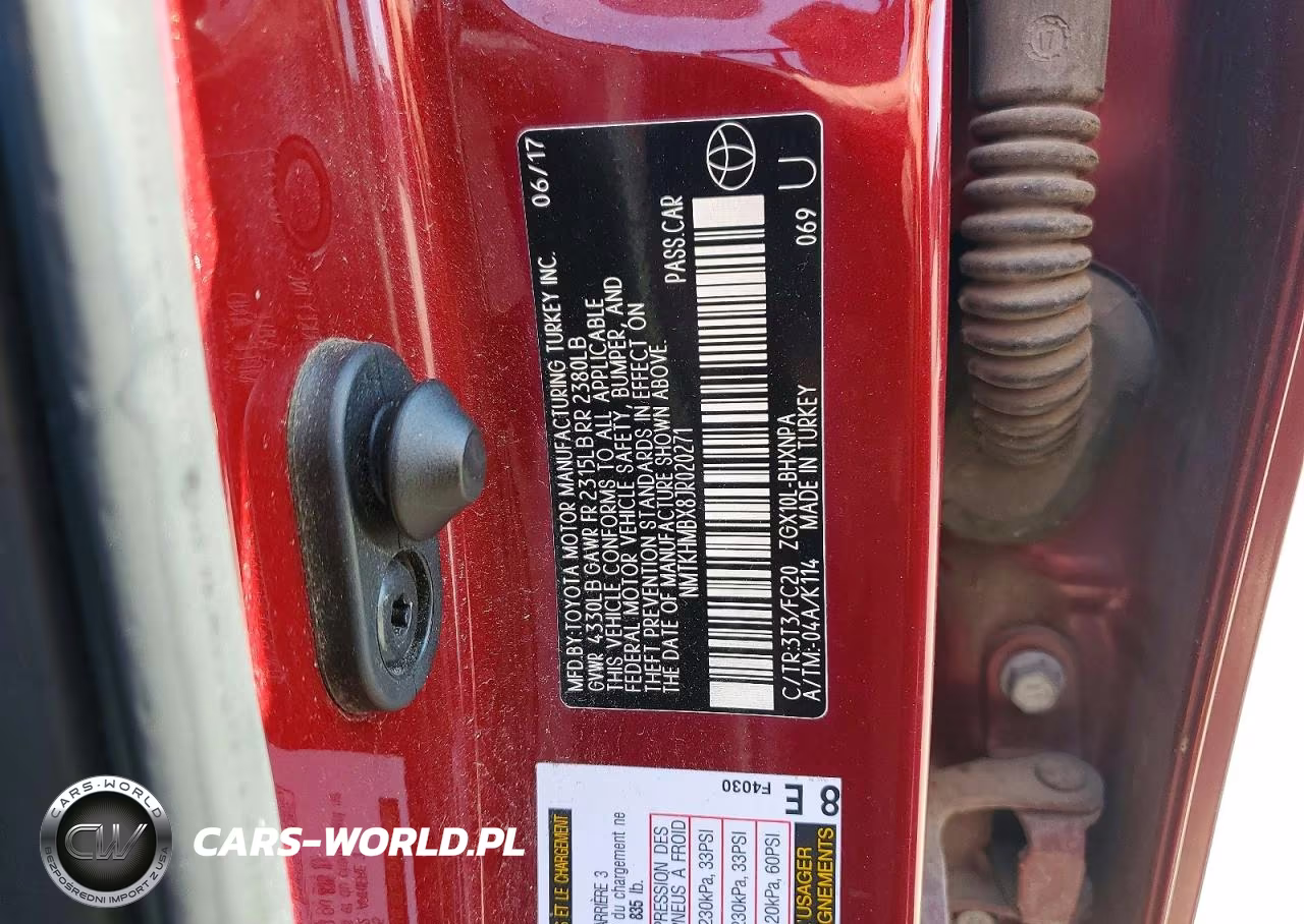 2018 Toyota C-Hr Xle Premium VIN:NMTKHMBX8JR020271 - 12