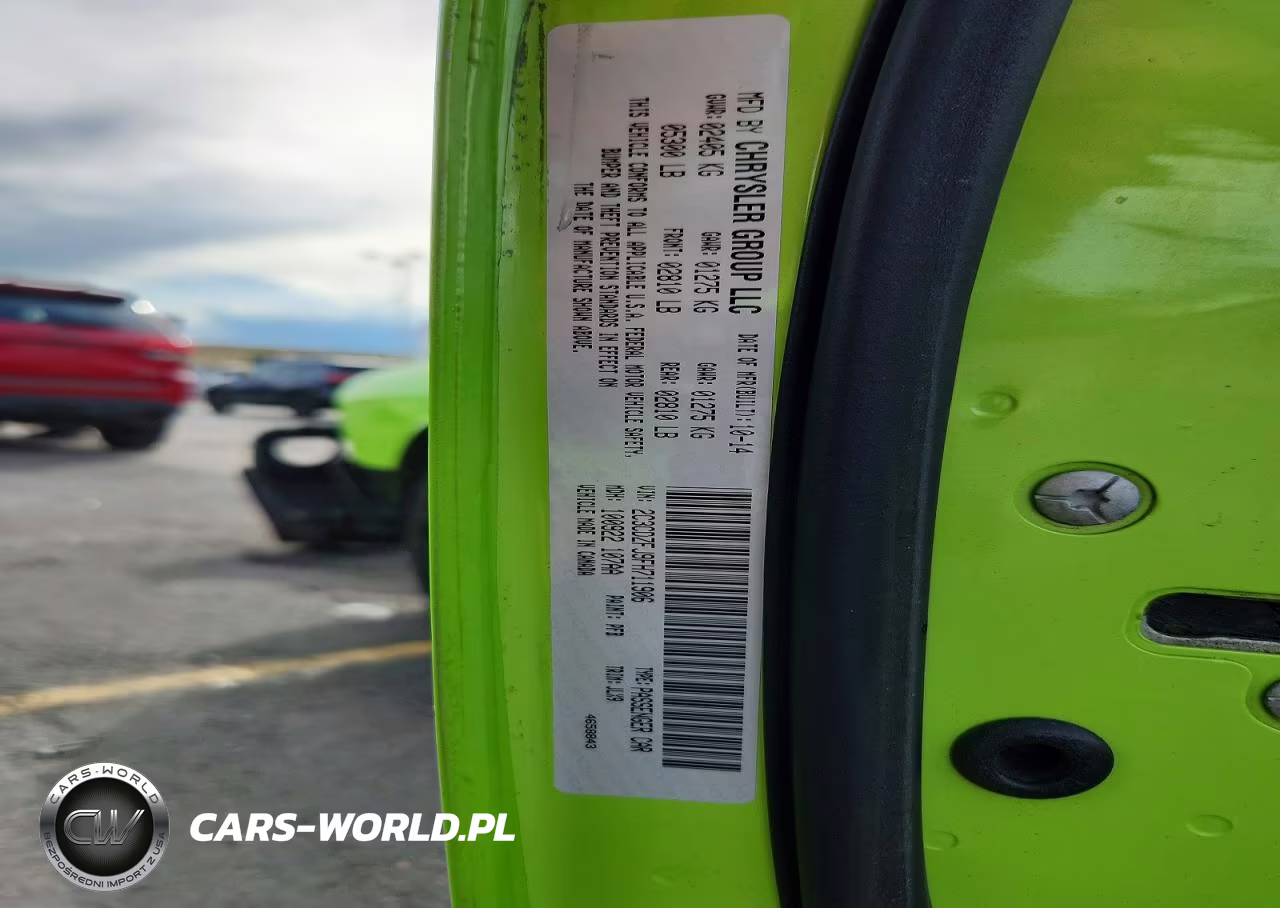 2015 Dodge Challenger R-T Scat Pack VIN:2C3CDZFJ9FH711906 - 12