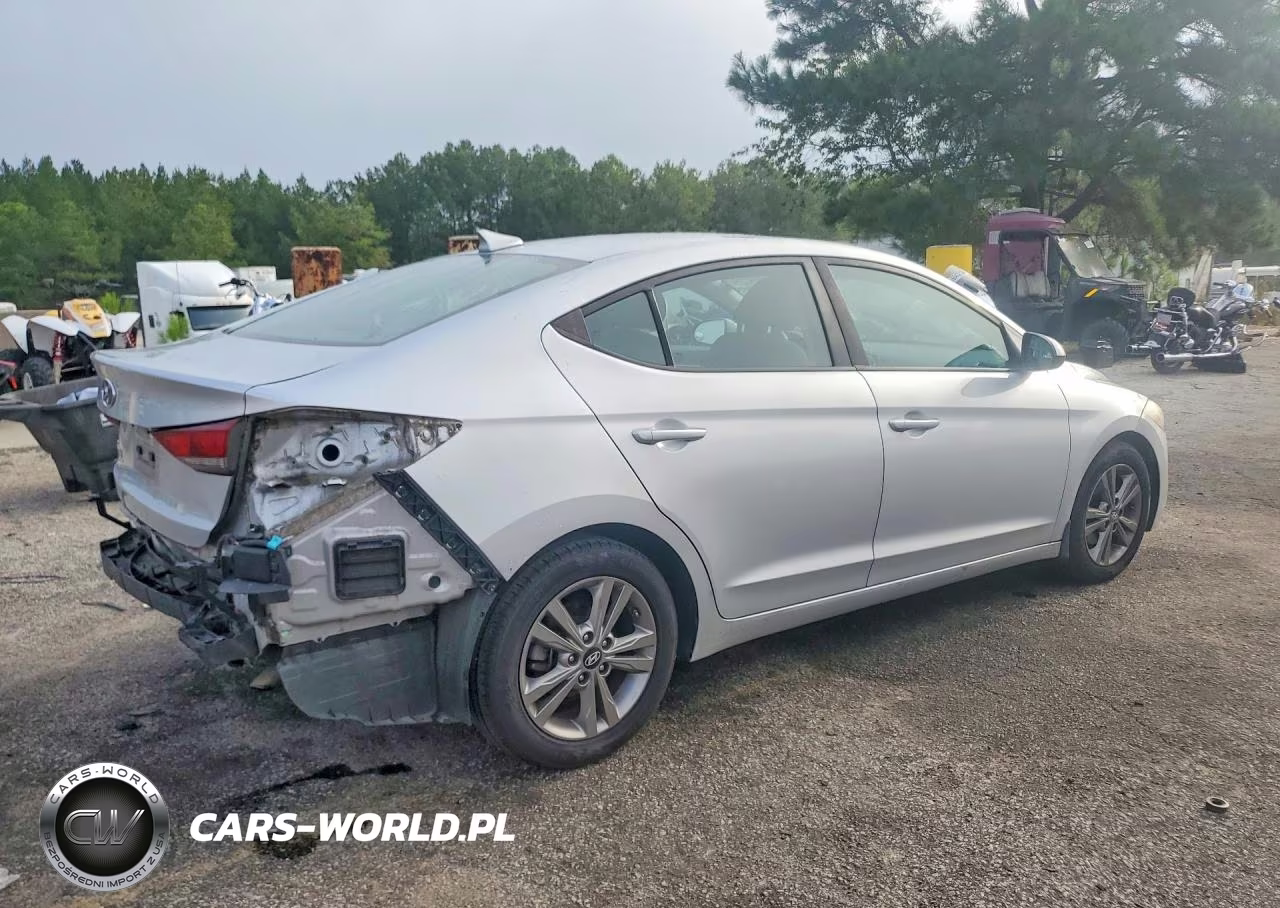 2018 Hyundai Elantra Sel VIN:KMHD84LFXJU489448 - 3