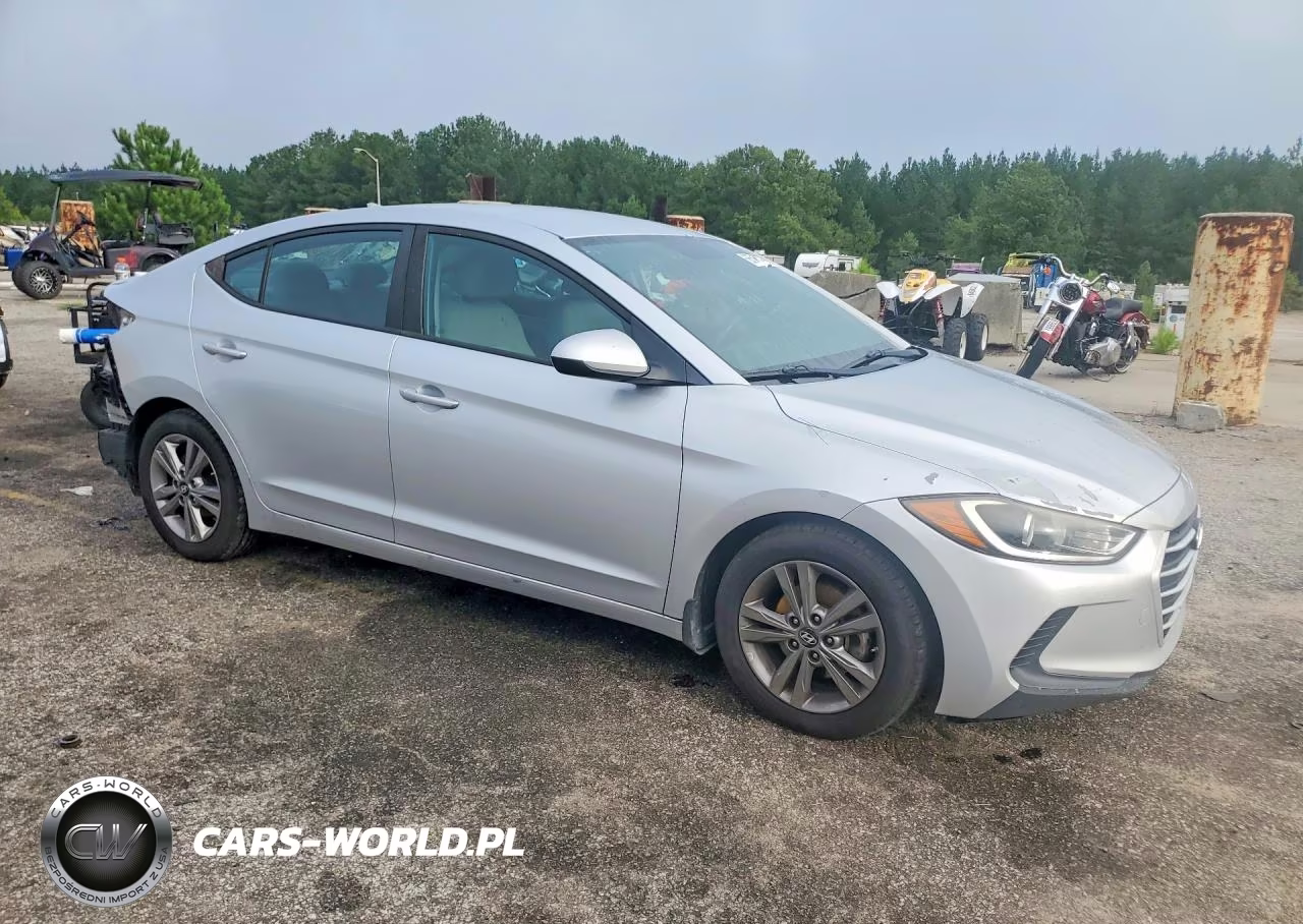 2018 Hyundai Elantra Sel VIN:KMHD84LFXJU489448 - 4