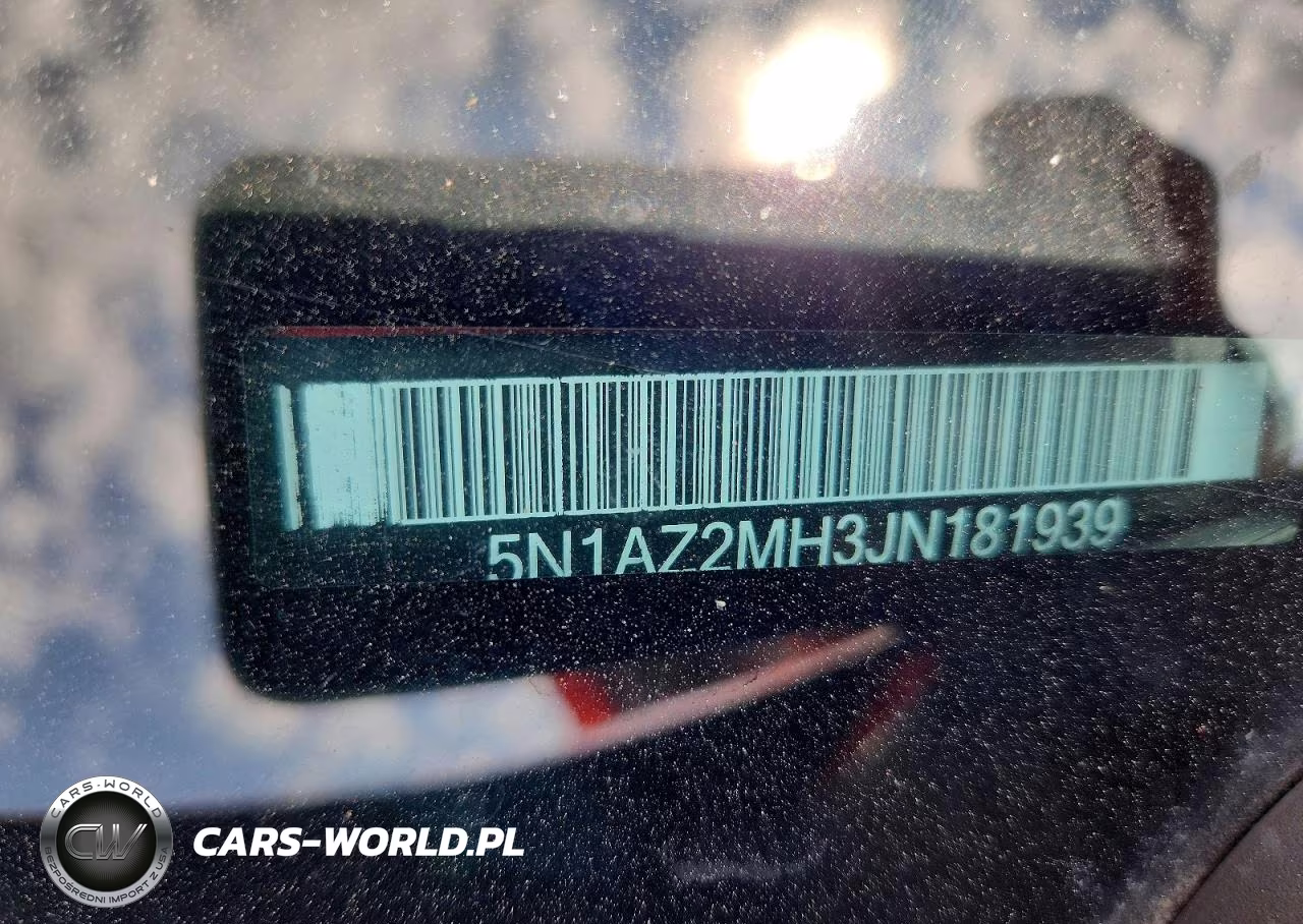 2018 Nissan Murano Sl VIN:5N1AZ2MH3JN181939 - 14
