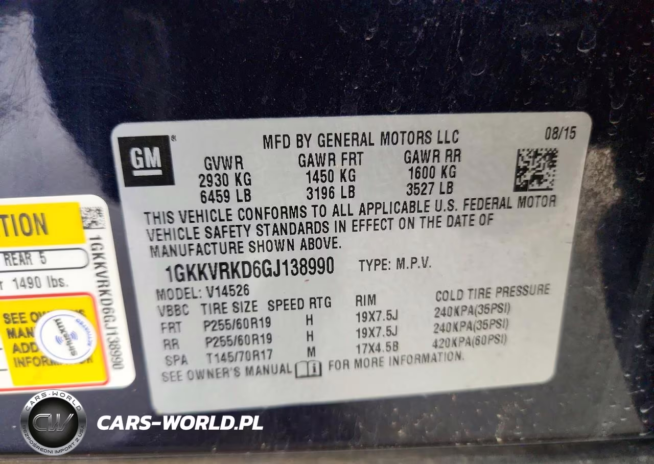 2016 GMC Acadia Slt-1 VIN:1GKKVRKD6GJ138990 - 13