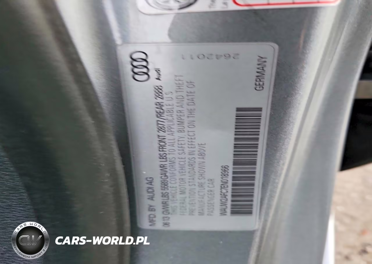 2014 Audi S7 Premium VIN:WAUW2AFC7EN018966 - 12