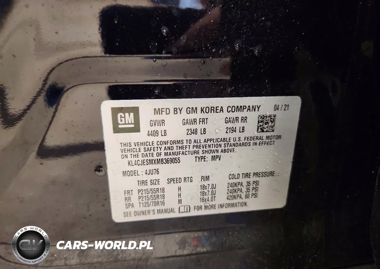 2021 Buick Encore Preferred VIN:KL4CJESMXMB369055 - 13