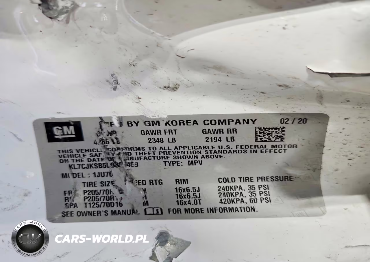 2020 Chevrolet Trax Ls VIN:KL7CJKSB5LB321459 - 13