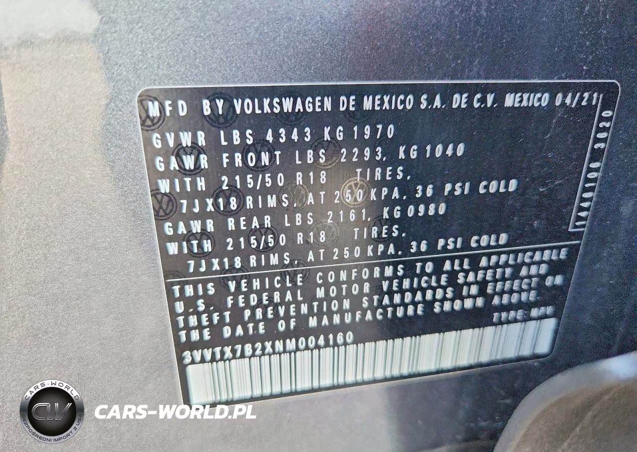 2022 Volkswagen Taos Se VIN:3VVTX7B2XNM004160 - 13