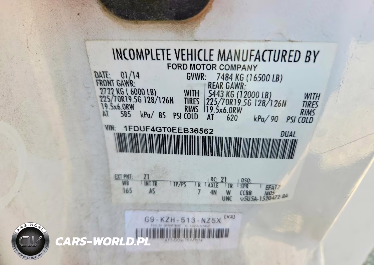 2014 Ford F450 Super Duty VIN:1FDUF4GT0EEB36562 - 12