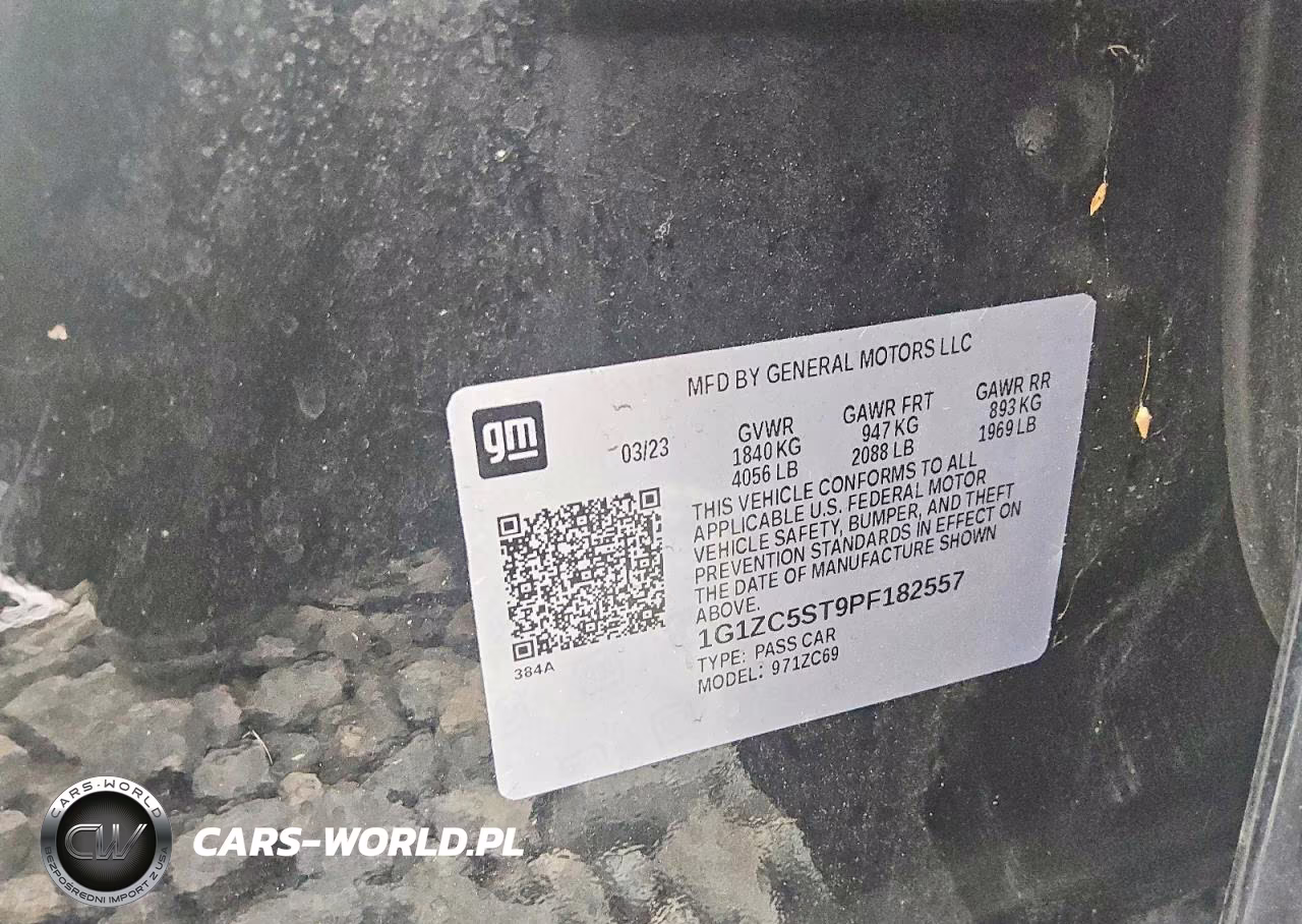 2023 Chevrolet Malibu Ls VIN:1G1ZC5ST9PF182557 - 12