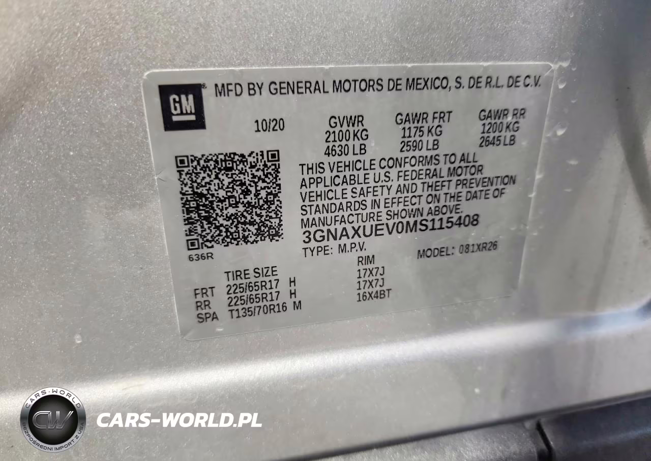 2021 Chevrolet Equinox Lt VIN:3GNAXUEV0MS115408 - 12