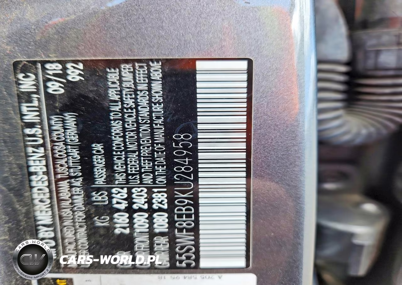 2019 Mercedes-Benz C 300 4Matic VIN:55SWF8EB9KU284958 - 12