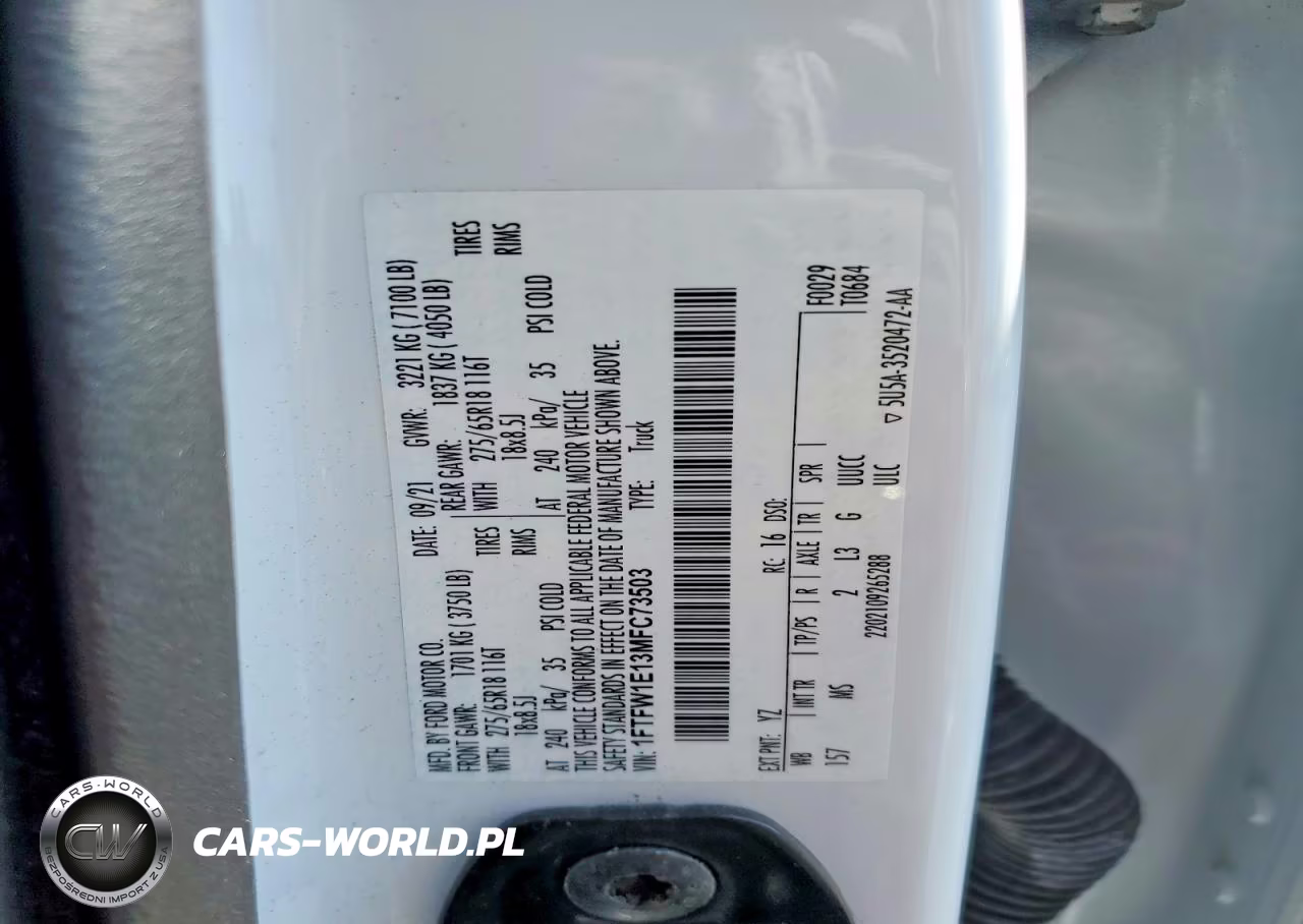 2021 Ford F150 Supercrew VIN:1FTFW1E13MFC73503 - 12