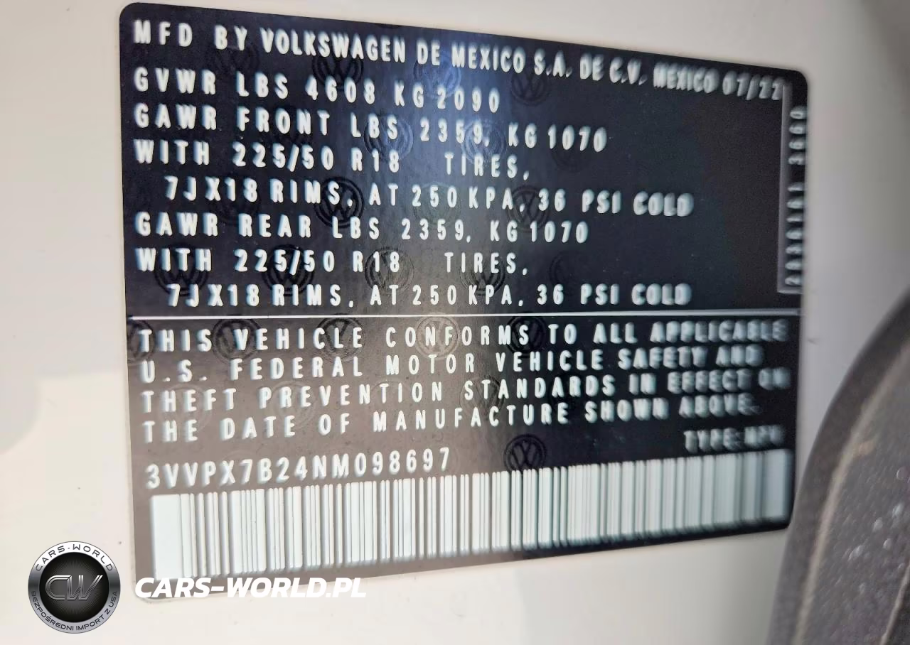 2022 Volkswagen Taos Se Iq Drive VIN:3VVPX7B24NM098697 - 13