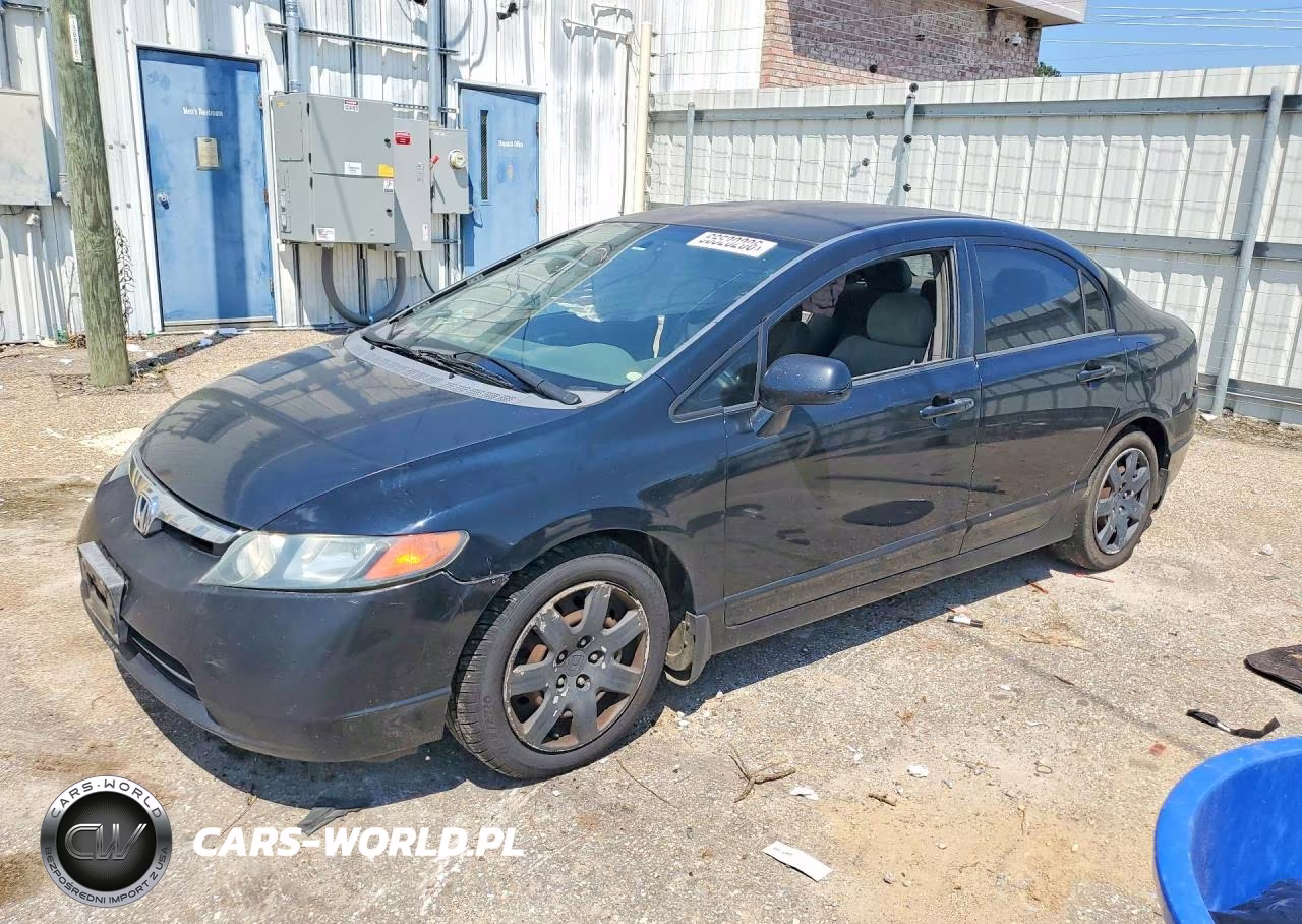 2008 Honda Civic Lx VIN:1HGFA155X8L081022 - 1