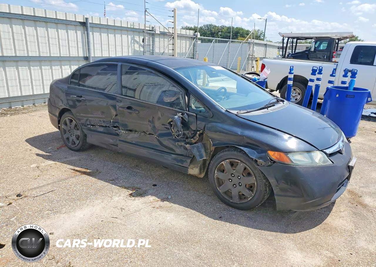 2008 Honda Civic Lx VIN:1HGFA155X8L081022 - 4