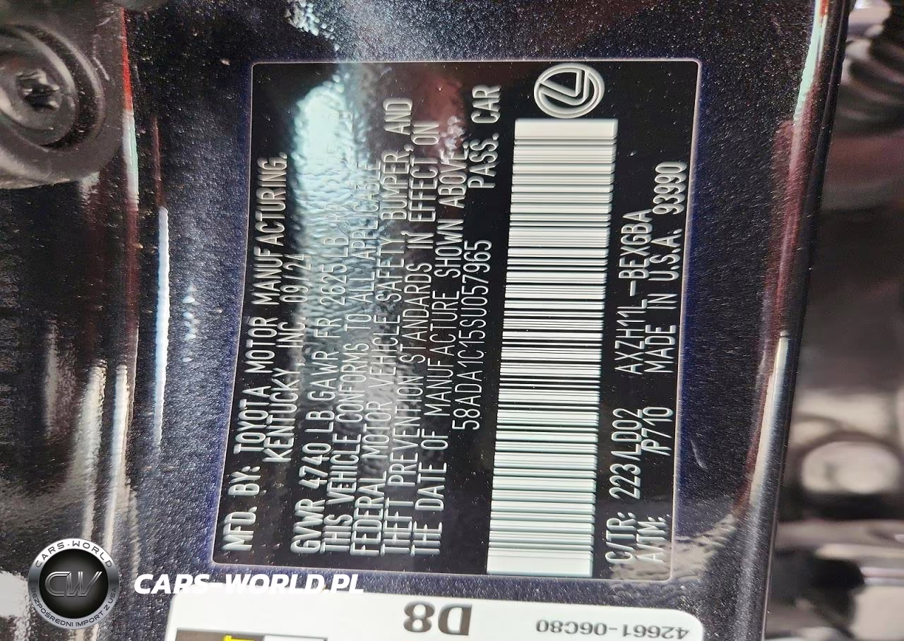 2025 Lexus Es 300H Base VIN:58ADA1C15SU057965 - 12