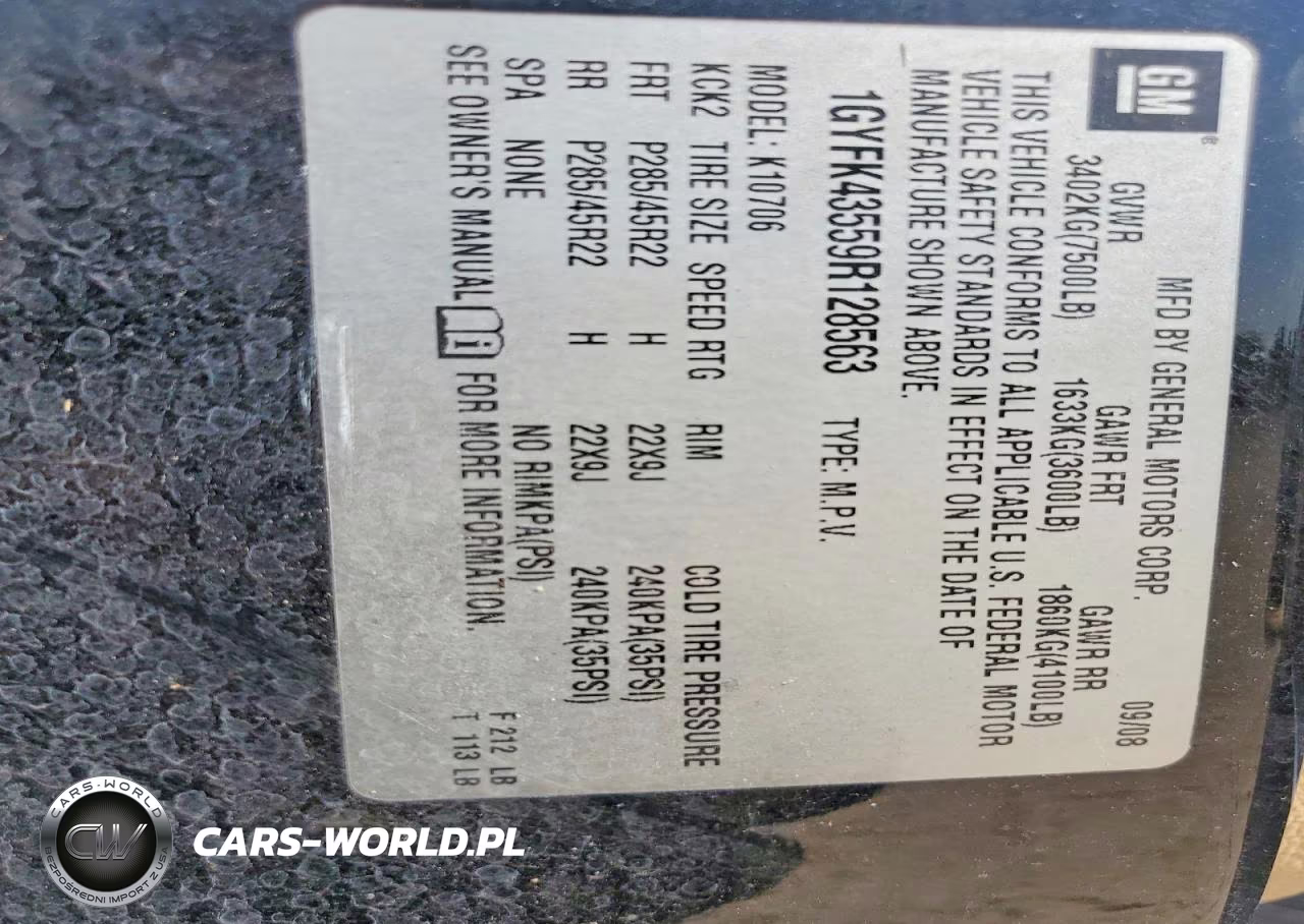 2009 Cadillac Escalade Hybrid VIN:1GYFK43559R128563 - 13