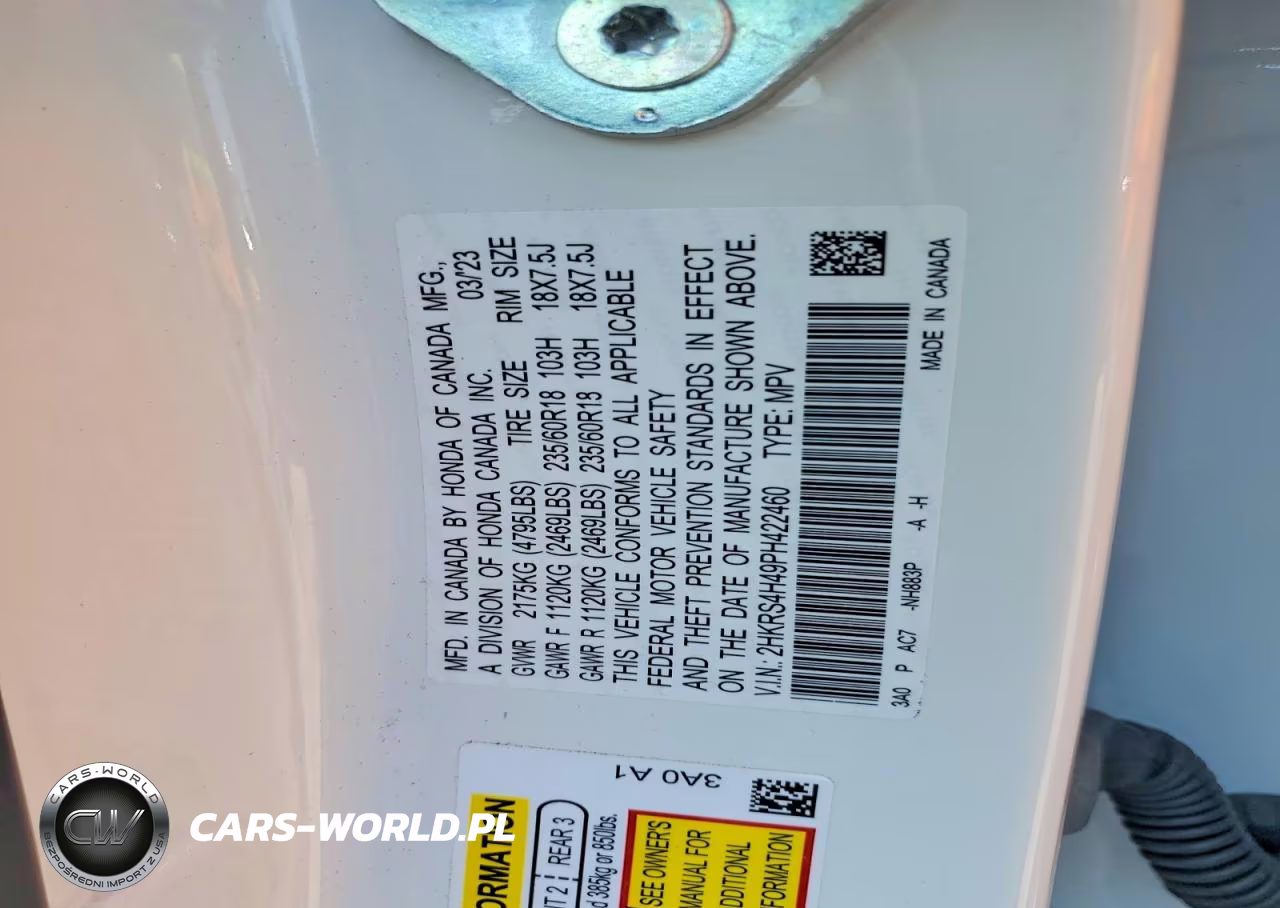 2023 Honda Cr-V Ex VIN:2HKRS4H49PH422460 - 13