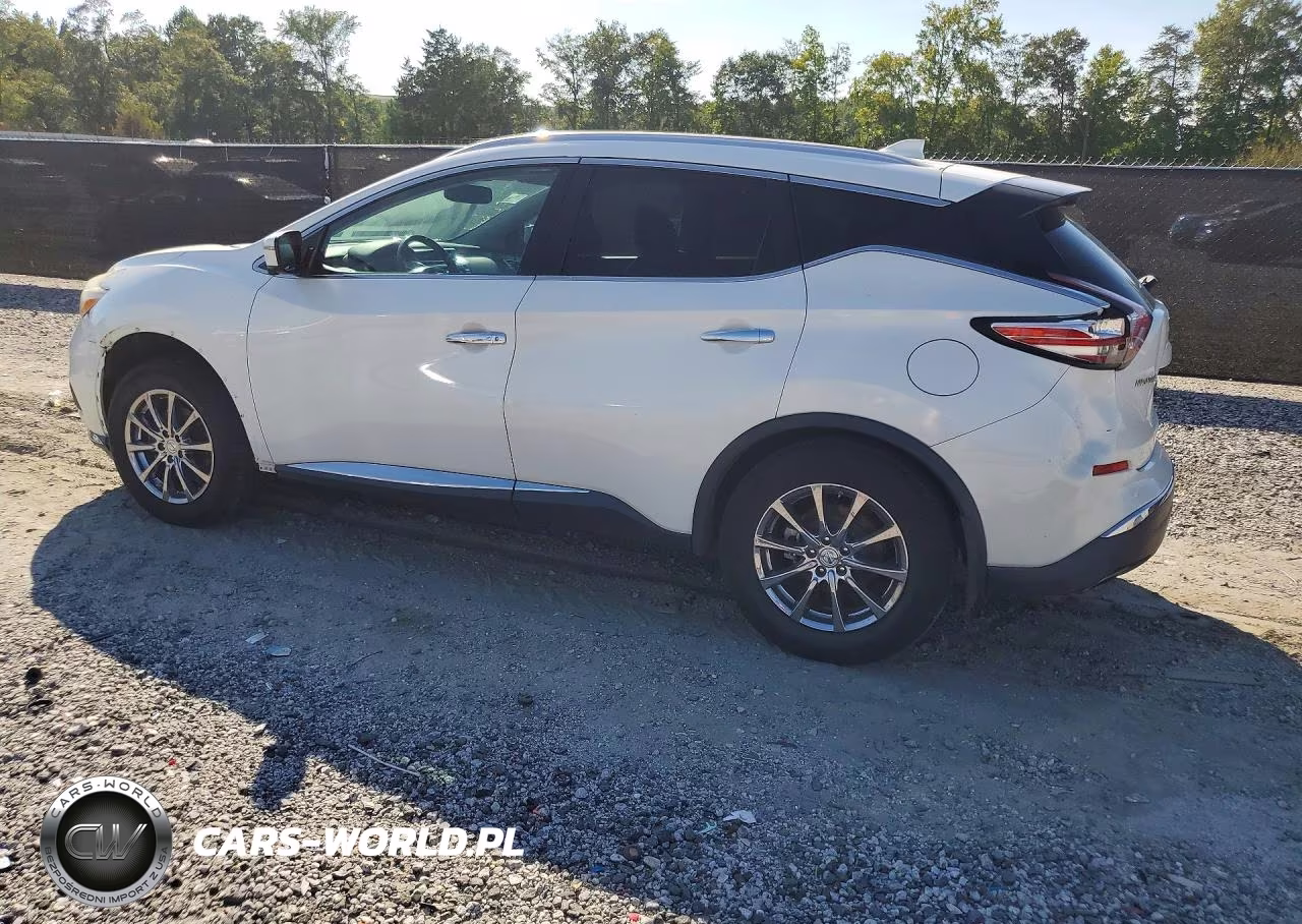 2016 Nissan Murano Sl VIN:5N1AZ2MG6GN158381 - 2