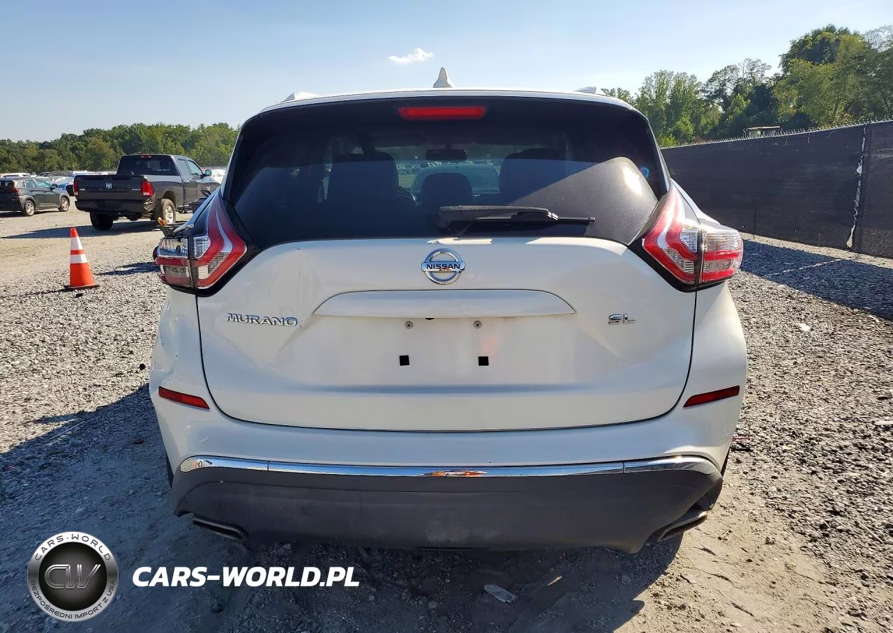 2016 Nissan Murano Sl VIN:5N1AZ2MG6GN158381 - 6