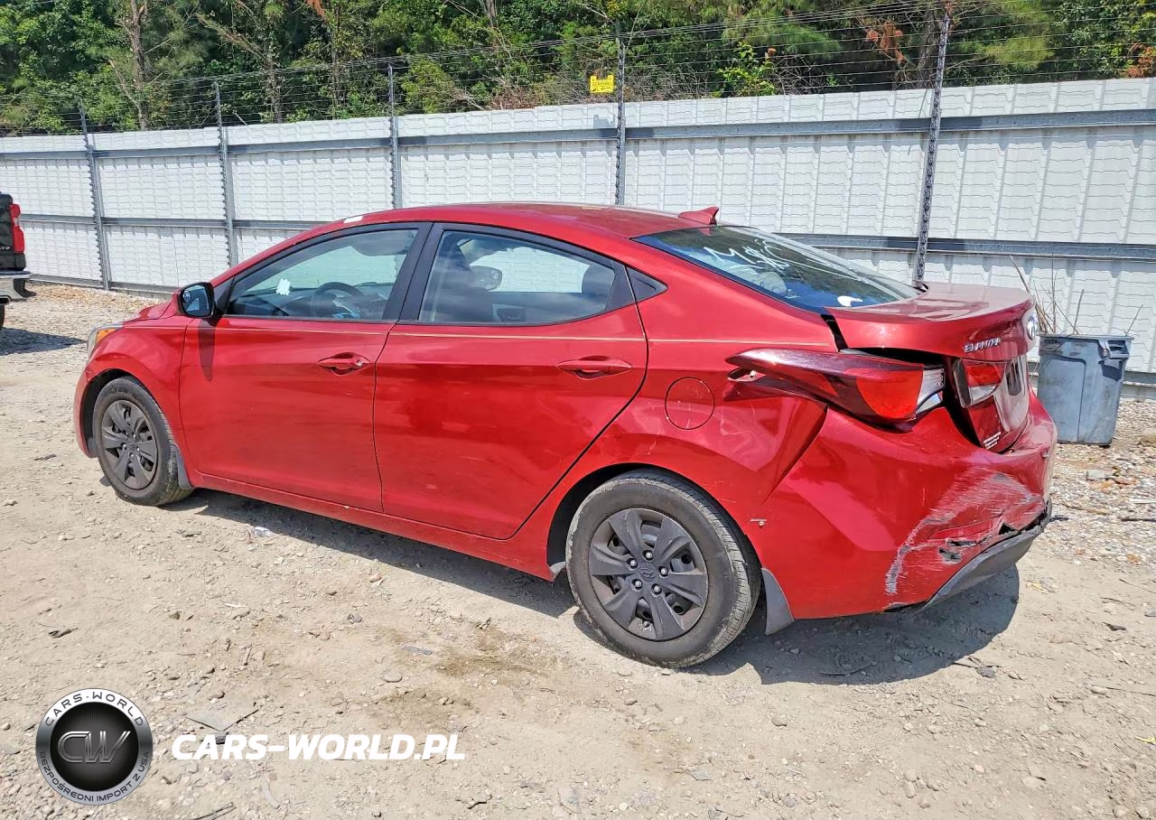 2016 Hyundai Elantra Se VIN:KMHDH4AE0GU623516 - 2