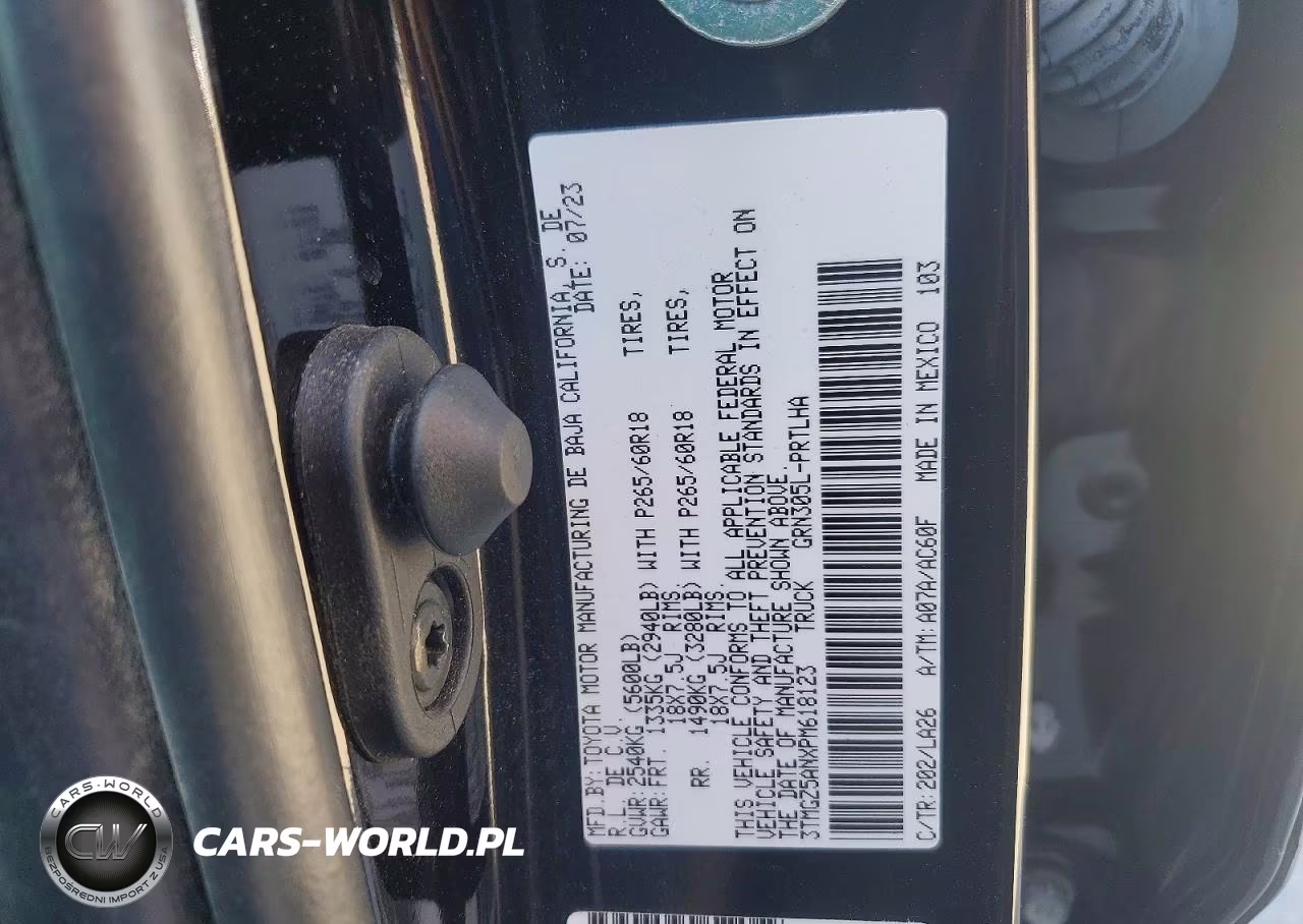 2023 Toyota Tacoma Limited VIN:3TMGZ5ANXPM618123 - 13